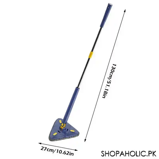360 Rotatable Adjustable Triangle Cleaning Mop with Twist Squeeze